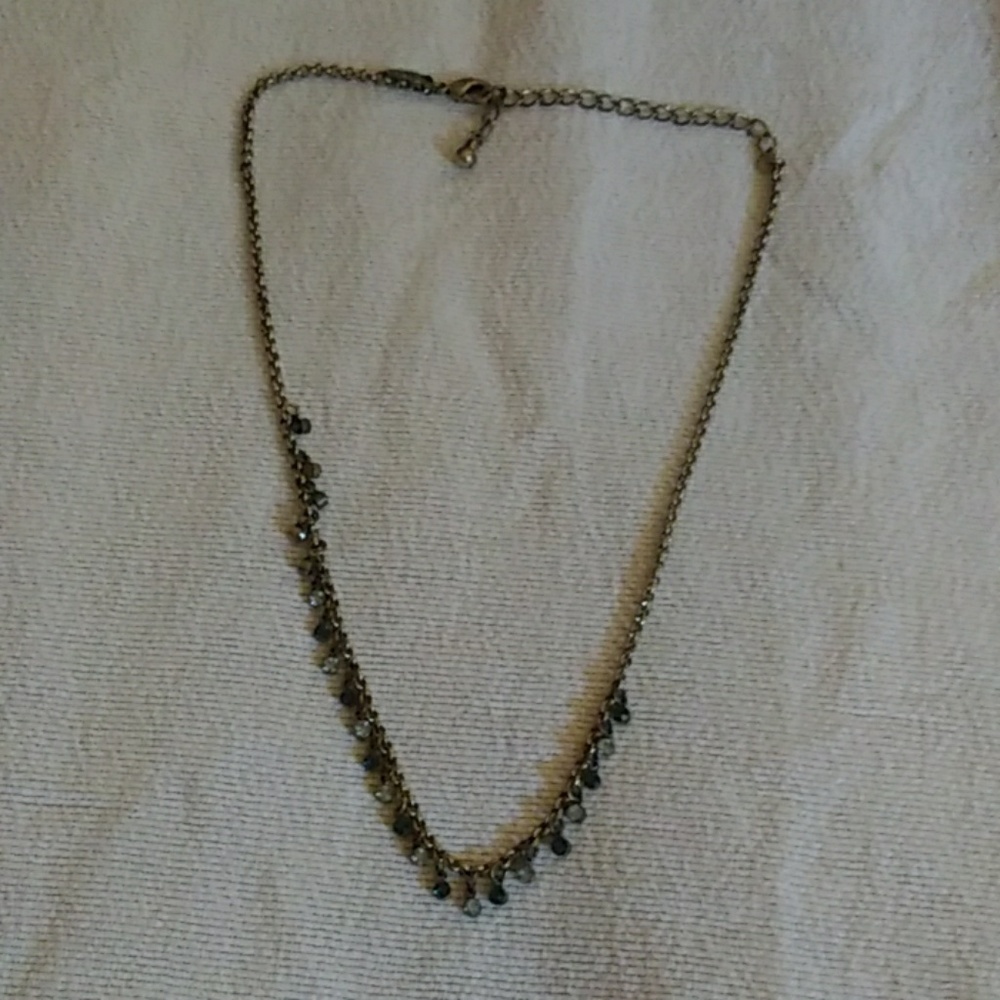 Lia Sophia blue and silver necklace